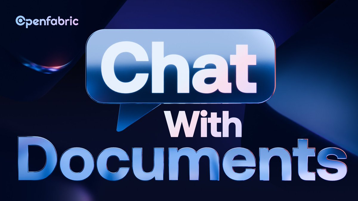 openfabricai's tweet image. One of Openfabric yet to release AI app is chat with document.

What is Chat with Document?

Chat with Documents is an AI app that integrates conversation with your documents, using RAG and LLM to provide accurate, context-rich answers by combining retrieval and generative…