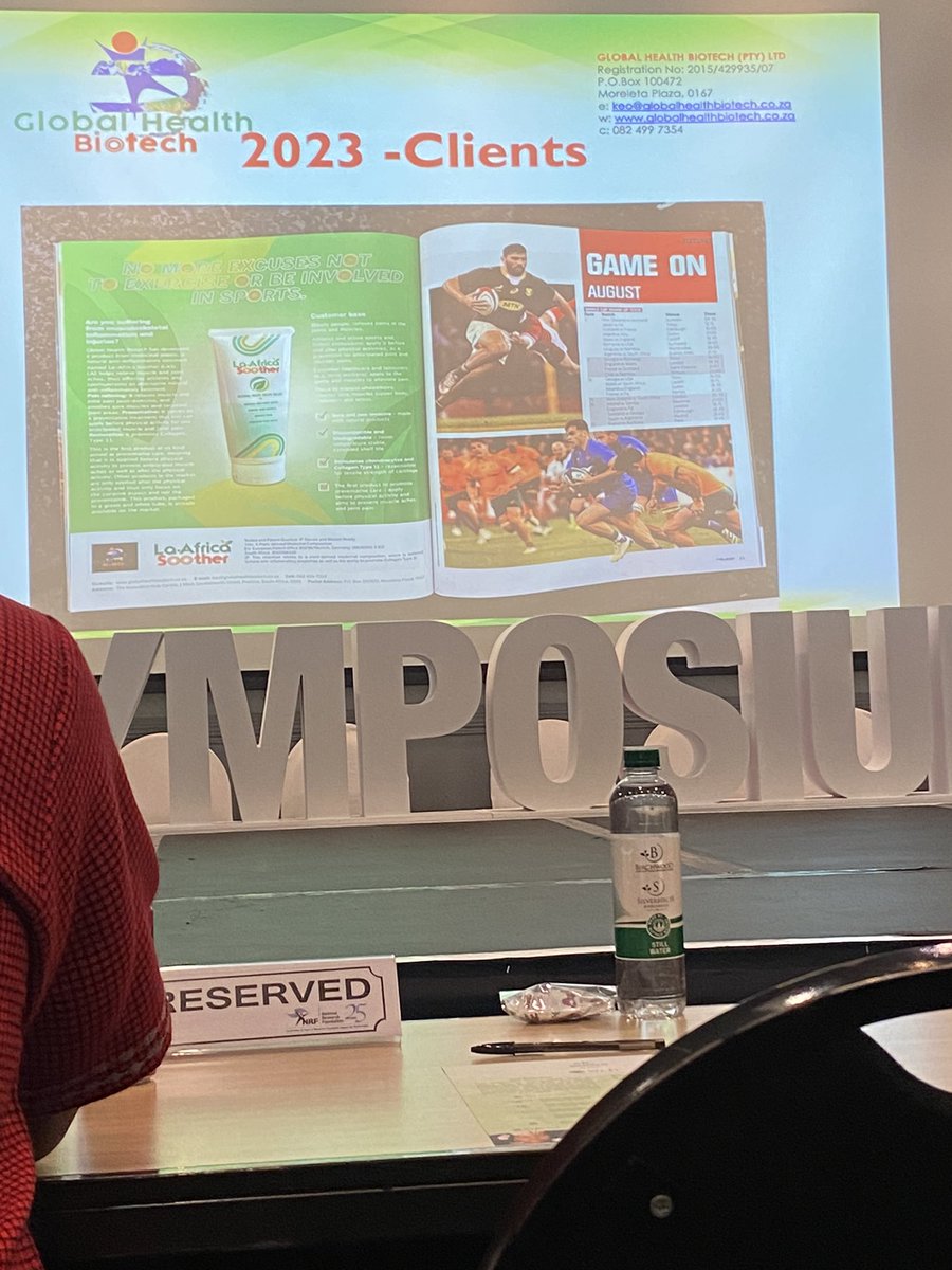 Imbewu_MG's tweet photo. A very inspirational talk on “Innovation and Entrepreneurship” by Prof. Keolebogile Motaung CEO of Global Health Biotech, as an invited speaker at #NRFSymposium. You have to be in this room to be inspired!

@NRF_News @go2uj @EMN_MSA 

#ResearchInnovation #entrepreneurs #SDG https://t.co/JRvTBbDx69