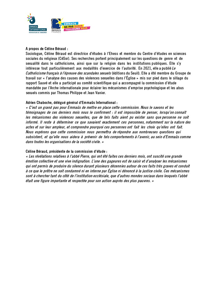 Emmaüs International tweet media