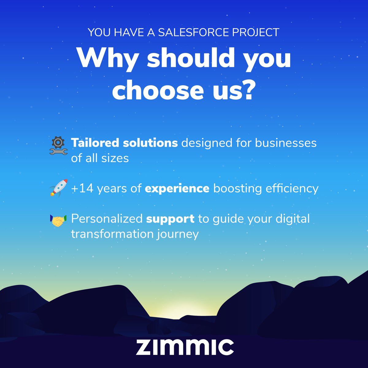 Transform your business with <a href="/salesforce/">Salesforce</a>!

We're dedicated to helping businesses of all sizes to get the most out of their #Salesforce license. From simple UI settings to seamless journeys and custom #software solutions, we are here to optimize your operations.