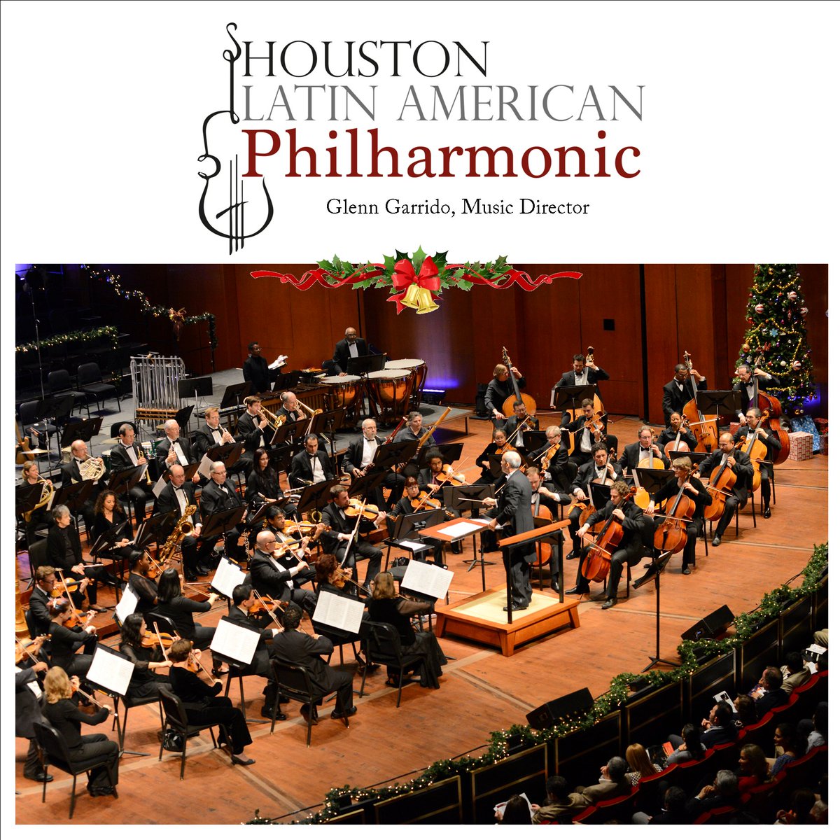 The Houston Latin Philharmonic presents its' annual Latin Christmas to open the happiest time of the year! The program includes Año Viejo, Burrito Sabanero, Cantares de Navidad, Ven a mi Casa esta Navidad, Año Nuevo Vida Nueva, Faltan 5 pa' las Doce, Los Peces en el Rio, and more