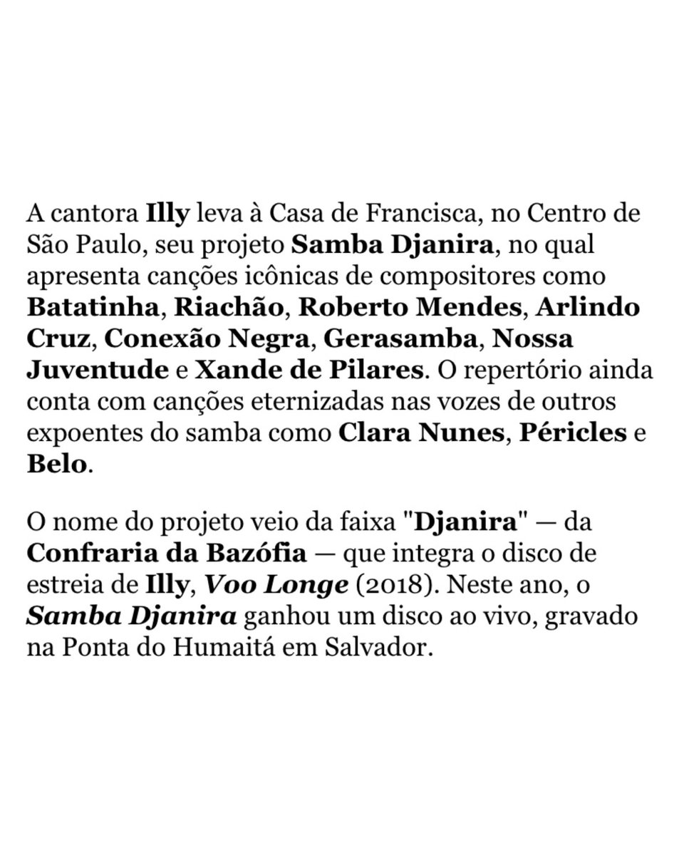 Últimos ingressos Samba Djanira na Casa de Francisca. ✨💃🏼

🎫: pixelticket.com.br/eventos/23523/…