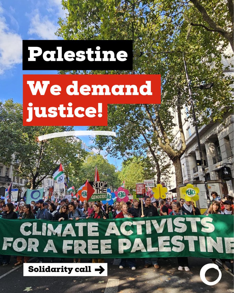 ❗️We demand all governments❗️

🛑 Immediate ceasefire, stop arms sales to Israel
🛑 Stop extermination of Palestinian people + contamination of their land.
🛑 Respect the ICJ: stop illegal occupation of Palestine.

Our solidarity call: foei.org/solidarity-wit…
#CeasefireNow