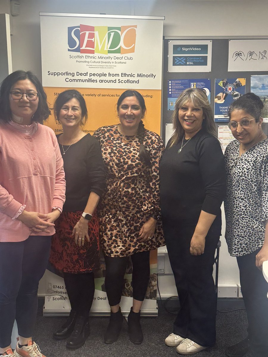 Kaukab Stewart MSP (@kaukabstewart) on Twitter photo Fantastic to meet with <a href="/SEMDC1/">Scottish Ethnic Minority Deaf Charity</a> recently to hear about their work throughout Glasgow. Fantastic to meet with <a href="/SEMDC1/">Scottish Ethnic Minority Deaf Charity</a> recently to hear about their work throughout Glasgow.