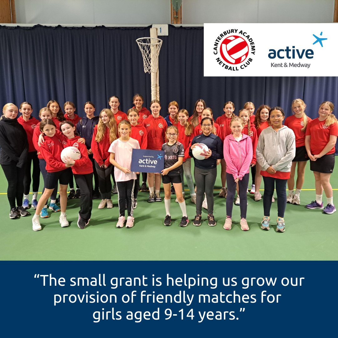 Active_Kent's tweet image. 🚨Small Grant, BIG on Impact🚨We recently attended a junior netball session at Canterbury Academy Netball Club, where our small grant is covering the cost of court hire &amp;amp; umpire fees for regular match play across the winter months.🙌 #SupportingSport #PositiveExperiences