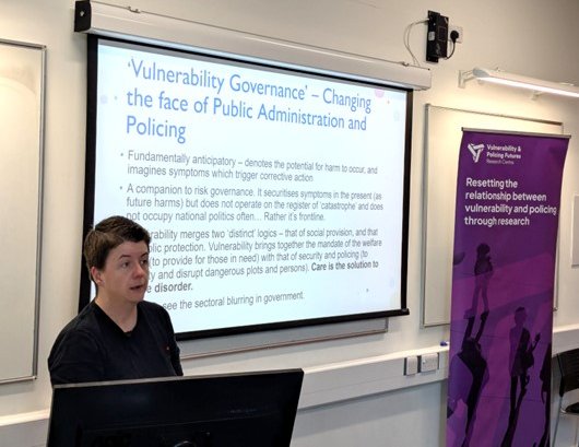 Vulnerability & Policing Futures Research Centre (@vp_centre) on Twitter photo We were delighted to host Professor Charlotte Heath-Kelly at <a href="/UoYLaw/">York Law School</a> this afternoon and to hear Professor Heath-Kelly's lecture about the concept of ‘vulnerability’ and how it can bring security logics of risk and threat into health and social care We were delighted to host Professor Charlotte Heath-Kelly at <a href="/UoYLaw/">York Law School</a> this afternoon and to hear Professor Heath-Kelly's lecture about the concept of ‘vulnerability’ and how it can bring security logics of risk and threat into health and social care