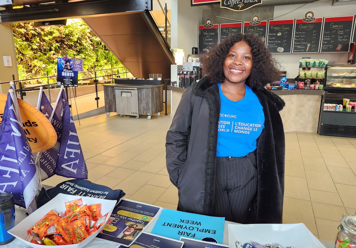WLUFA's tweet image. It’s Contract Faculty Fair Employment Week! WLUFA Members and staff are raising awareness about CF #precarity and #unfair working conditions. We’re live in Brantford today and Waterloo tomorrow—stop by to show your support and #solidarity. #Fairness4CF @OCUFA  @CAUT_ACPPU