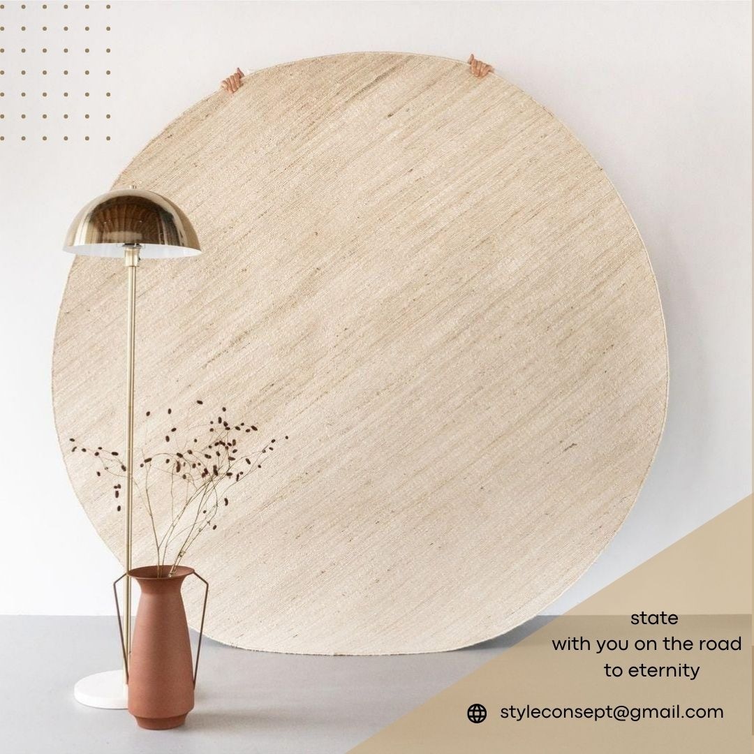 styleconsept's tweet image. “Sonsuzluğa uzanan yolda...” 🌟
BySide.de&apos;nin yuvarlak krem ​​rengi halısı, şıklığı ve zarafeti bir araya getiriyor. Fotoğrafta halıyı tutan iki el, sıcaklıktaki bir dokunuş katıyor. ✨
#StyleConcept