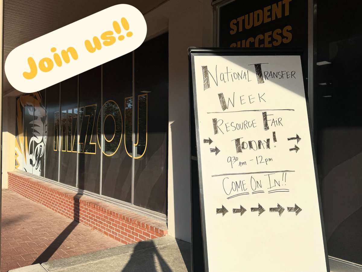 MUTransferCTR's tweet image. Resources resources galore!! Come join us at the National Transfer Student Week Resource Fair and see what campus has to offer! (We may or may not have free shirts too!) #transferstrong #Mizzou