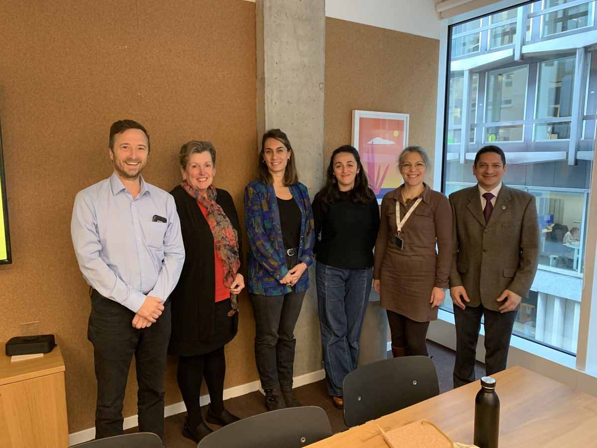 Photos still coming in from Board Outreach Day... here, Justin Wilkes, from @ecos_standard (left) and members of the ECOS team discuss how standards for plastics, cement, and concrete can support policy objectives in sustainability and decarbonization. #BoardinBrussels