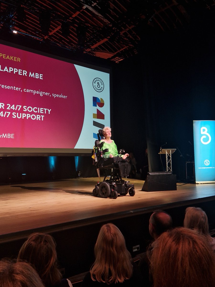 "You are human, I’m a human. That’s where we start. That’s where we connect." 

An inspirational keynote from <a href="/AlisonLapperMBE/">Alison Lapper MBE</a> reflecting on her life and experiences and the need for connections in this 24/7 society. ✨️ #BrightonSummit