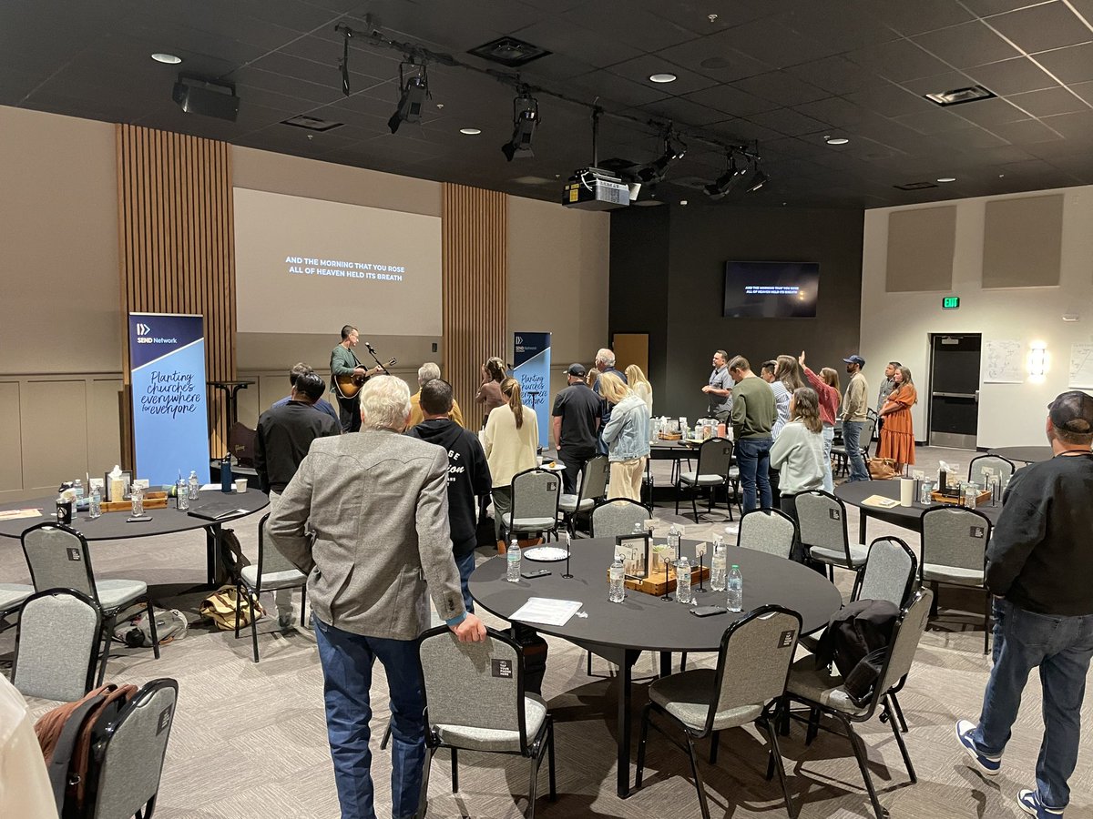 davehoweth's tweet photo. Kickoff of 2nd day of our @sendnetwork Mountain West assessment! 10 incredible couples from their sending church pursuing God’s call to plant churches! 

Thank you @StorylineArvada hosting us! 

@NAMB_SBC @senddenver https://t.co/1bfJf6ySyq