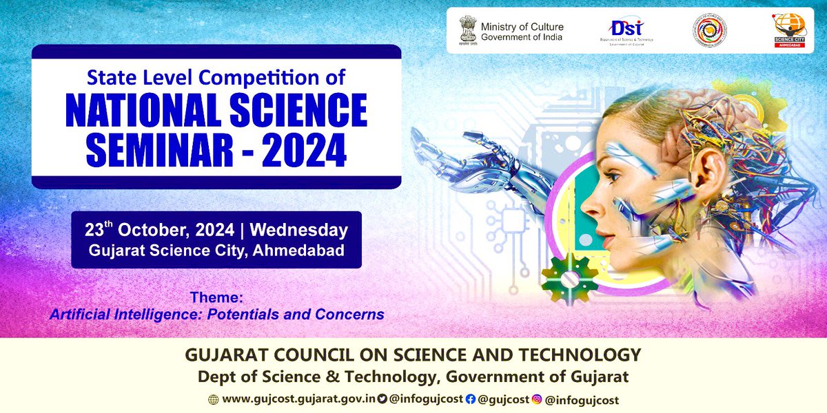 LokVigyan's tweet image. Today @InfoGujcost has Organised #StateLevel #NationalScienceSeminar2024 held on &quot;Artificial Intelligence:Potentials &amp;amp; Concerns&quot;  @GujScienceCity in which 2 Young Minds representing the Banaskantha District.