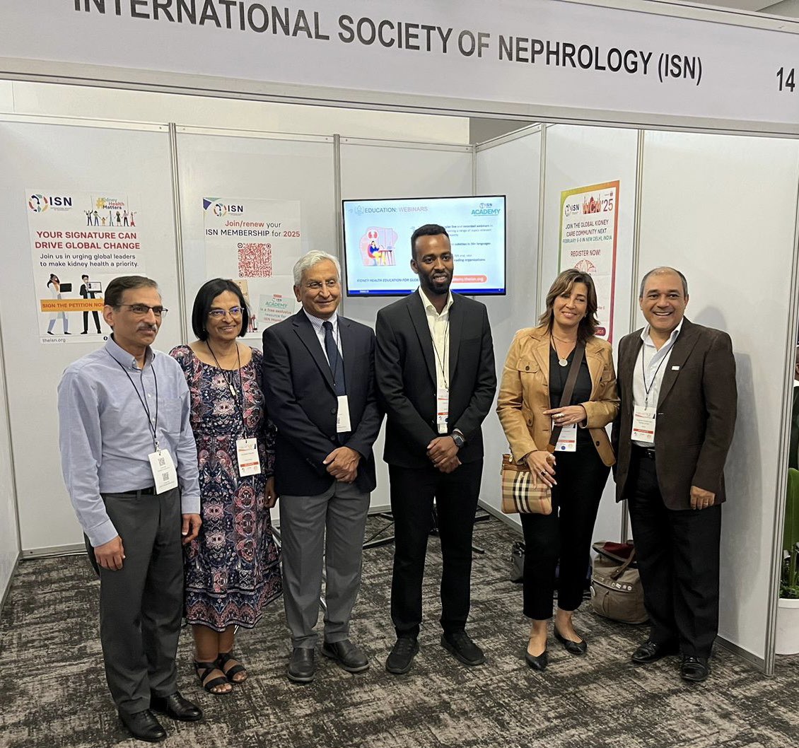 Hamza Rage (@hmzrage) on Twitter photo I am honored to be standing beside renowned teachers and the most cited individuals in the field of Nephrology.
from left Prof <a href="/tvachh/">Tushar V (तुषार)</a>, Prof S Naicker, Prof <a href="/vjha126/">Vivekanand Jha | विवेकानन्द झा</a>, Prof <a href="/Rasha_Darwish_/">Rasha Darwish</a>, Prof <a href="/acssjr/">Augusto Cesar S Santos Jr</a>. <a href="/ISNkidneycare/">Int Society of Nephrology</a> <a href="/AfricanAFRAN/">African Association of Nephrology (AFRAN)</a> I am honored to be standing beside renowned teachers and the most cited individuals in the field of Nephrology.
from left Prof <a href="/tvachh/">Tushar V (तुषार)</a>, Prof S Naicker, Prof <a href="/vjha126/">Vivekanand Jha | विवेकानन्द झा</a>, Prof <a href="/Rasha_Darwish_/">Rasha Darwish</a>, Prof <a href="/acssjr/">Augusto Cesar S Santos Jr</a>. <a href="/ISNkidneycare/">Int Society of Nephrology</a> <a href="/AfricanAFRAN/">African Association of Nephrology (AFRAN)</a>