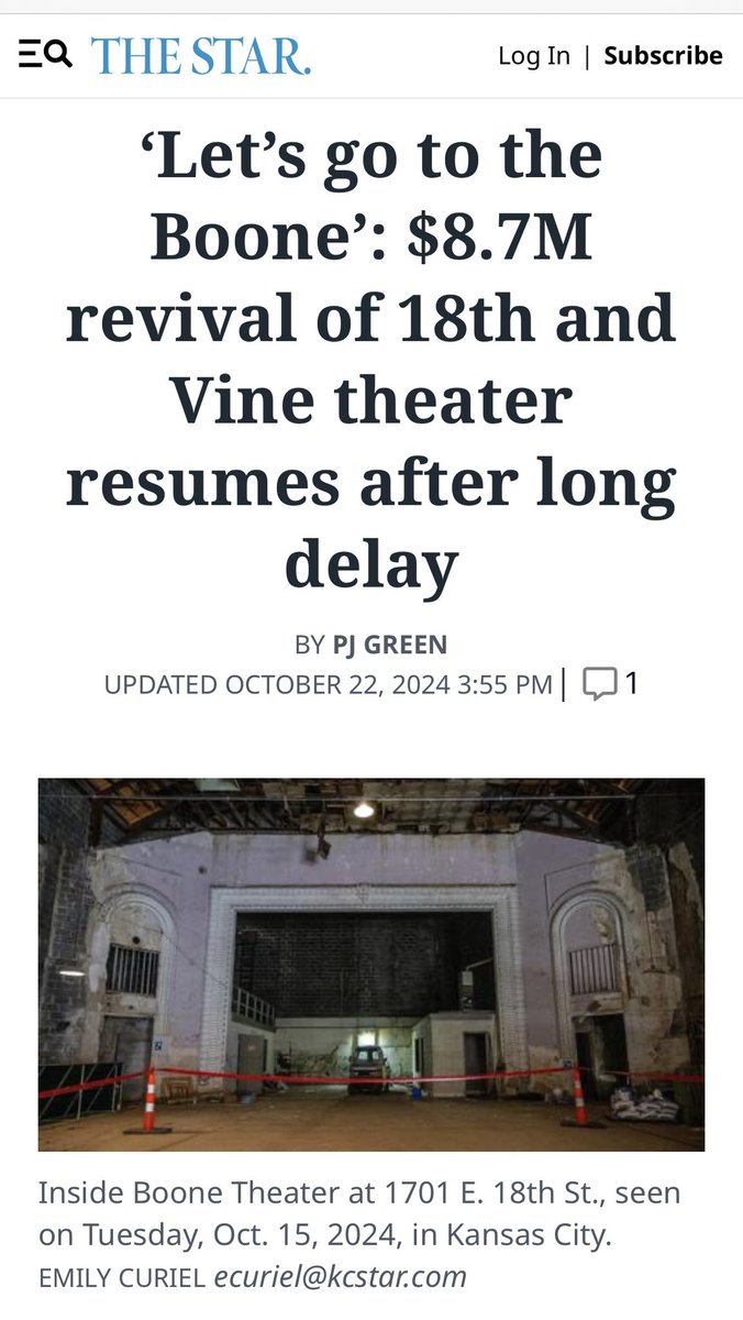 sedwardskc's tweet image. Here we go! Construction has officially started. See yaw at the movies soon!
#BooneTheater #BlackMovieHallofFame