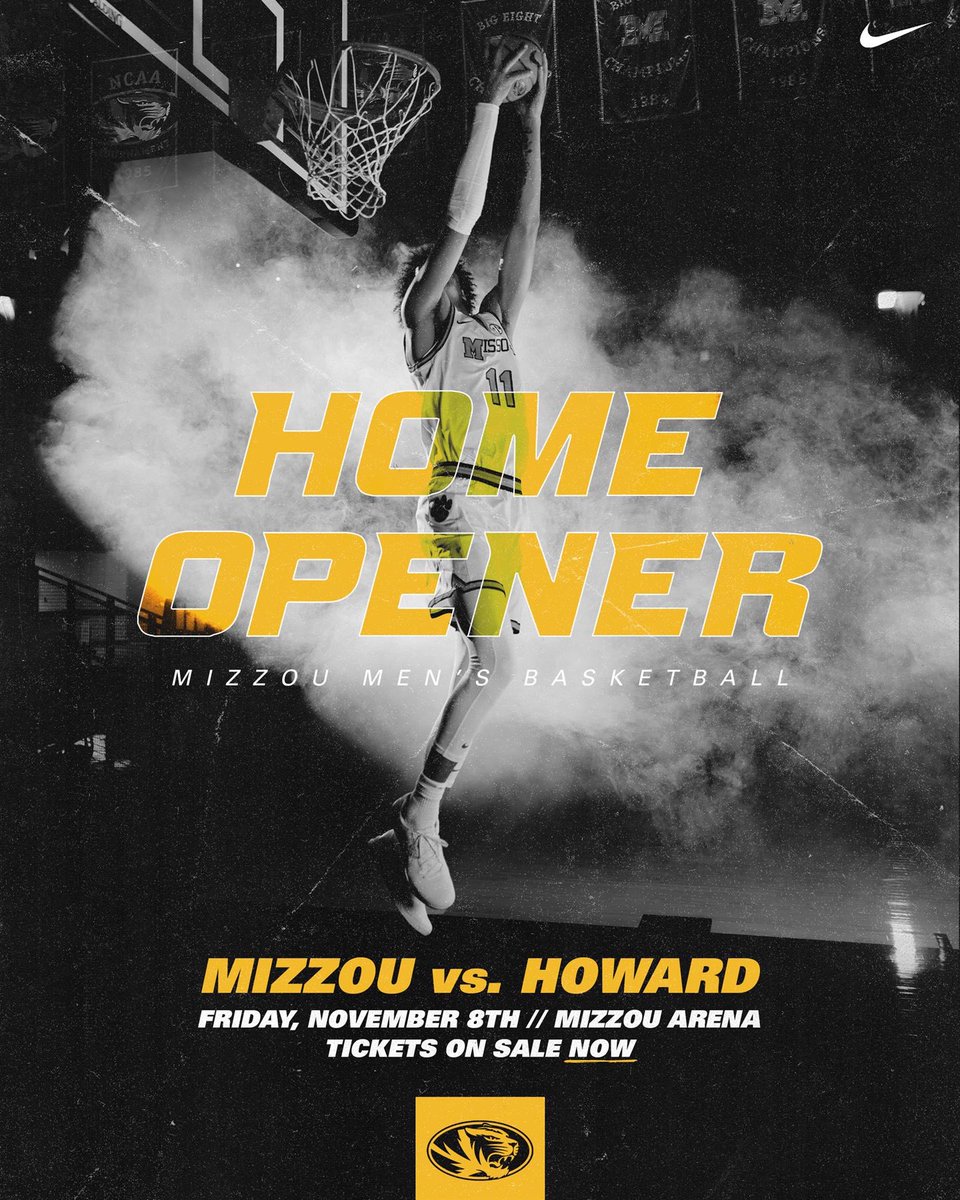 Mizzou Arena, we need you loud and proud. Grab those tickets and make it happen! 🏀 #MIZ #ETTB <a href="/mizzouathletics/">Mizzou Athletics</a>
<a href="/mizzouhoops/">Mizzou Hoops</a>

📆: November 8
⏰: 7 pm
🏟️: Mizzou Arena