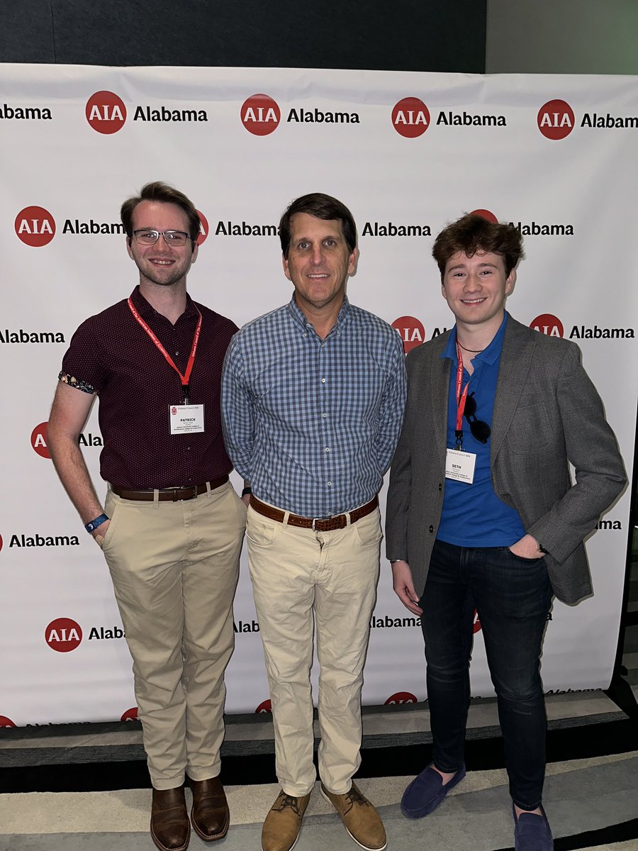 ALConcreteAssoc's tweet image. The ACIA helped sponsor the annual Alabama AIA Convention in Gulf Shores last weekend, and hosted two students from Auburn University. Patrick Voight and Seth Aude attended the meeting with ACIA President John Sorrell.