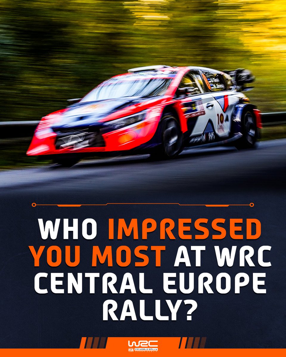 OfficialWRC's tweet photo. Who and why?

#WRC | #CER2024 🇪🇺 https://t.co/Epy32Pbrxm