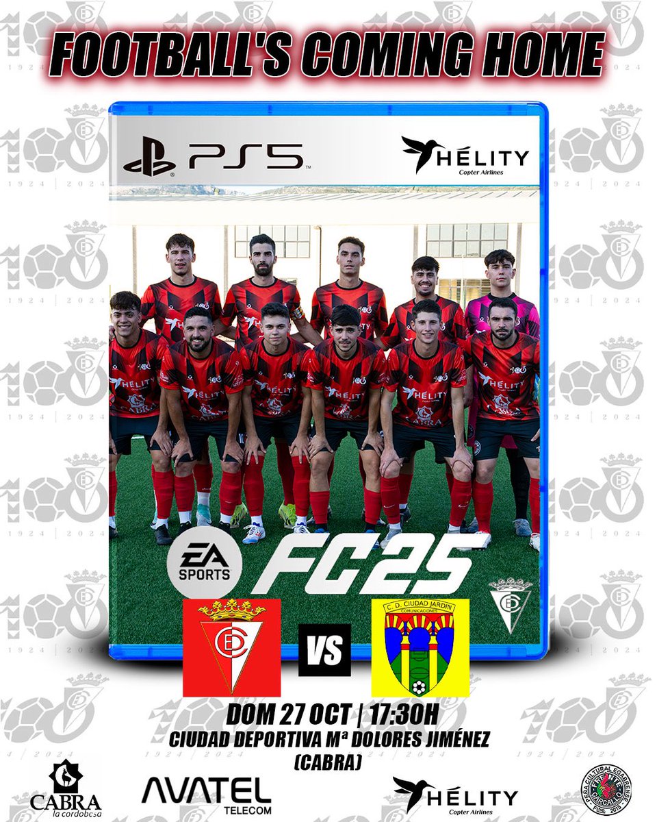 🔜 𝐅𝐨𝐨𝐭𝐛𝐚𝐥𝐥’𝐬 𝐜𝐨𝐦𝐢𝐧𝐠 𝐡𝐨𝐦𝐞 🔜

🤩 Después de más de dos meses entrenando y jugando fuera de casa, volvemos a nuestro campo con un auténtico partidazo.

🫵🏼 ¡Te esperamos, con tu apoyo conseguiremos la victoria!

📅 Domingo 27/10 • 17:30h 🆚 <a href="/CDJardn/">CD Ciudad Jardín</a>