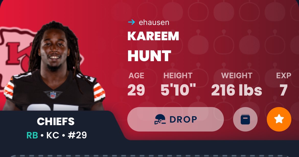 Day 1 of asking <a href="/SleeperNFL/">SleeperNFL</a> <a href="/SleeperHQ/">Sleeper</a> to put Hopkins and Hunt in Chiefs jerseys