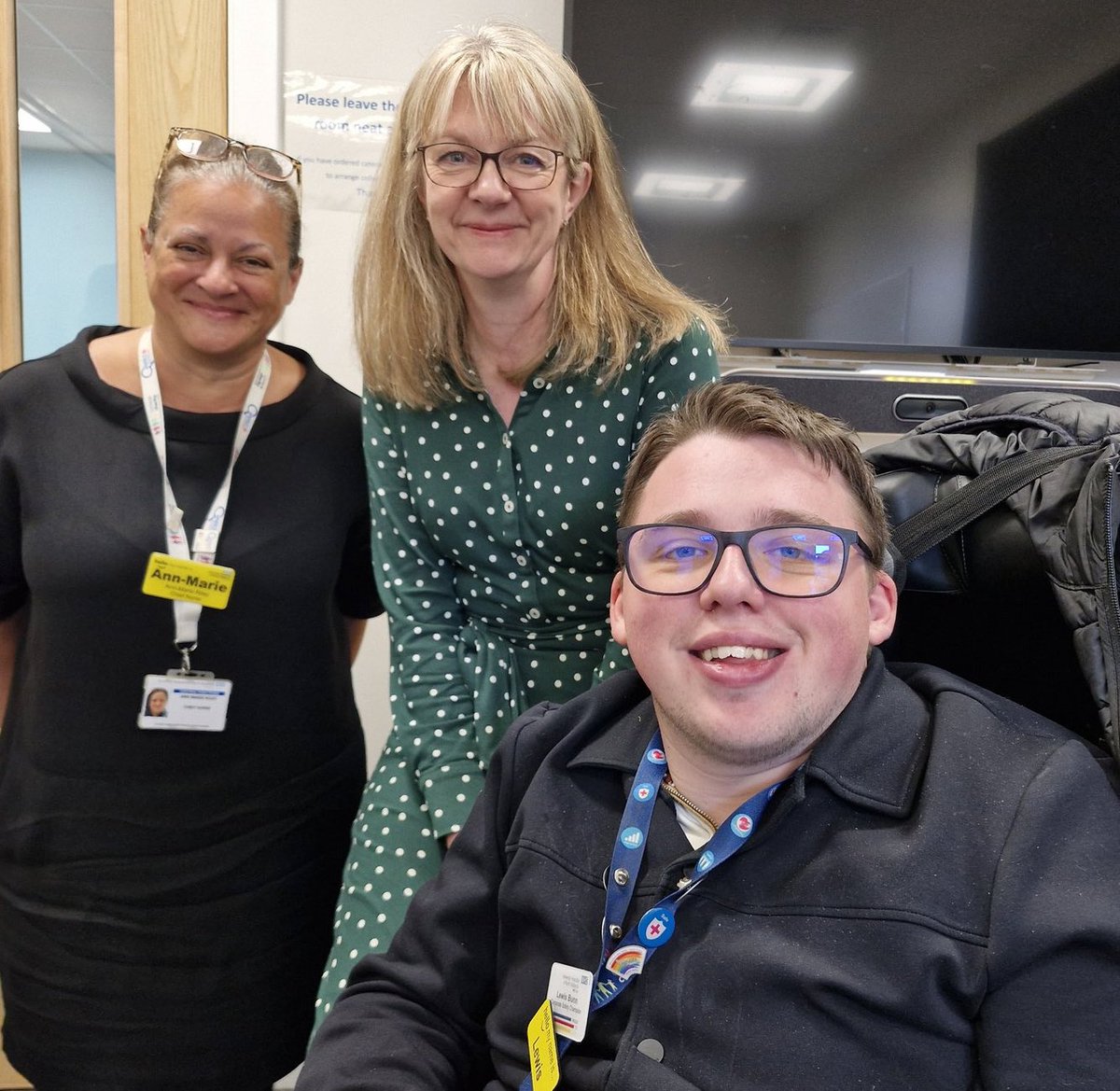 Thank you Lewis for chatting to our Chief Nurse Fellows, NHSE and ICB colleagues today, sharing your experience and the work you are driving 💙