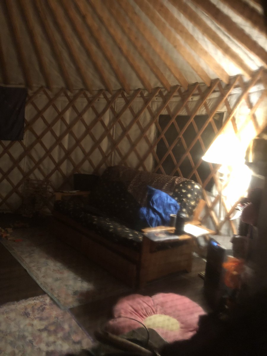 SecretGardenAK's tweet photo. I am loving the new writing studio. A place free from external distractions where I can allow the wild and wacky imagination to unfold. Where will the new story take me today? 
#author #writer #yurtliving #artstudiolife #Veterans #secretgardenalaska https://t.co/Dggm1C2Z9d