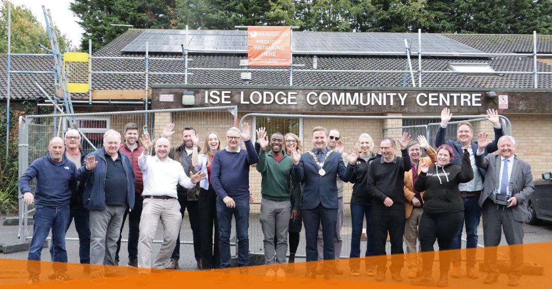 jojusolar's tweet image. One of our latest #communityenergy projects at Ise Lodge Community Centre, (alongside The School’s Energy Co-Operative &amp;amp; @Energy4AllLtd), has been a joy to install. The 21.36kWp system means the Centre can expect to generate 16,554 kWh’s per year &amp;amp; save 3.43 tonnes of CO2 ☀️