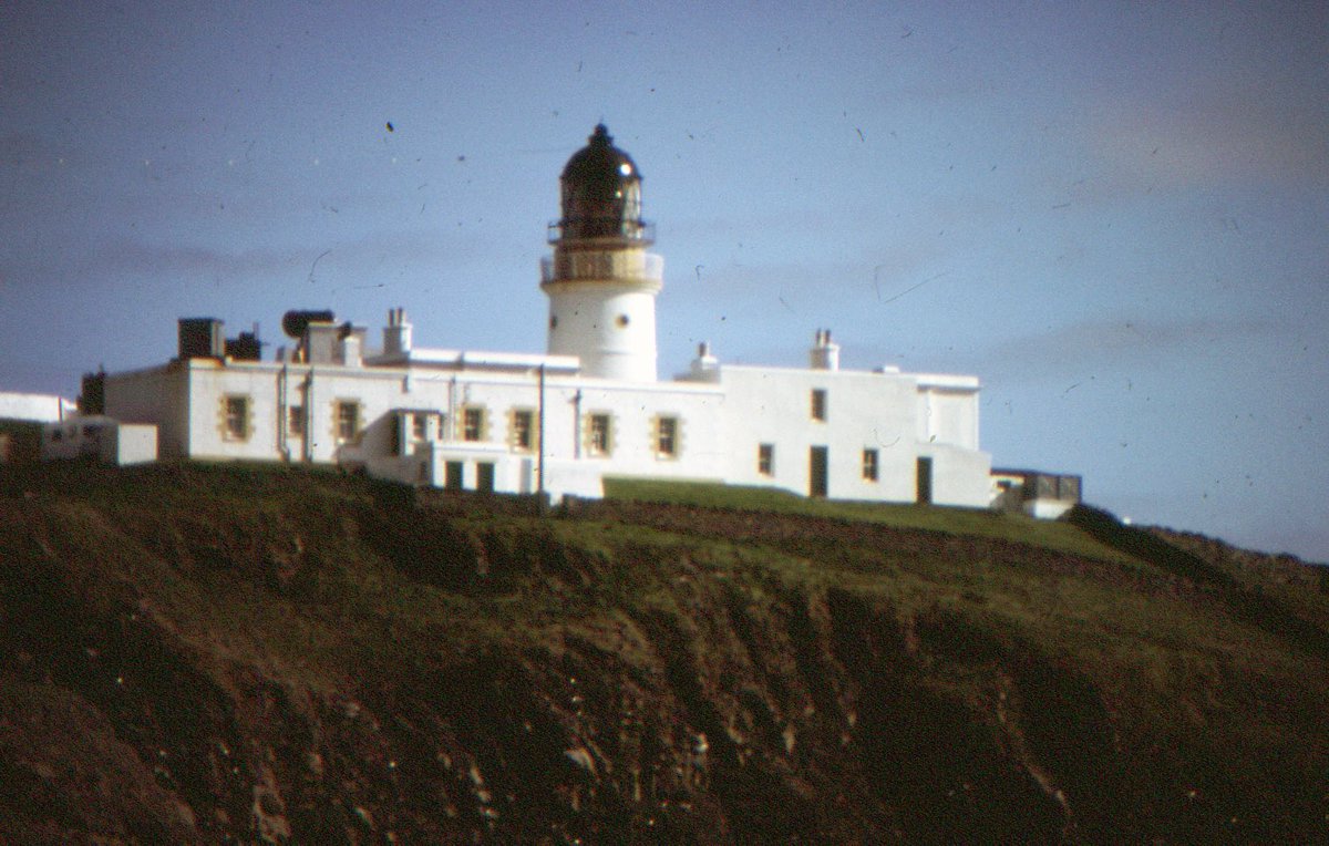 The remains of an early fort were observed during the construction of the Lighthouse, in 1819. Robert Stevenson interpreted the remains as ‘one of the fire or watch towers of the ancient Norse inhabitants.’  Today, we know these early ‘watch towers’ as Brochs.

📷 R.A. White 1984