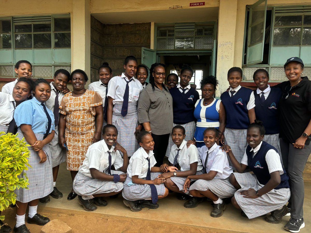 We visited Chelemei Girls in Bomet&amp; Sajiloni Girls High School in Kajiado as they gear up for their national exams. We provided them with supplies to boost their confidence to ace the exams&amp; took time to remind the girls to stay safe &amp;make smart decisions during the long holidays