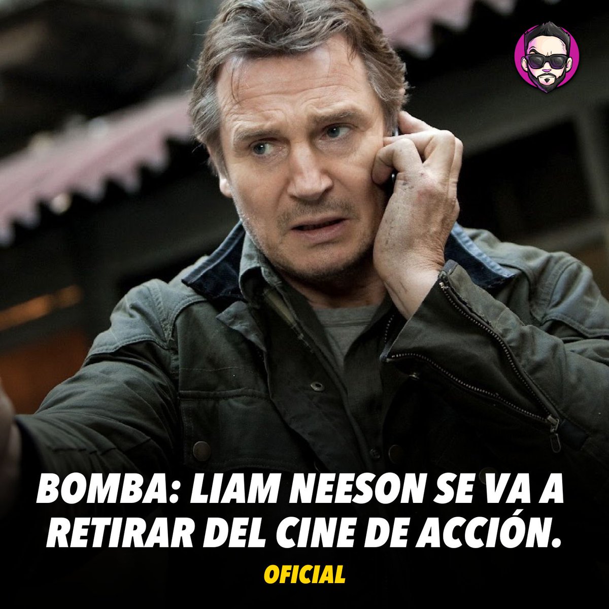 JuanitoSay's tweet image. LIAM NEESON SE RETIRA 😭 💔 
#LiamNeeson anunció en la revista "People" que planea retirarse de hacer películas de acción a finales del próximo año:

“Tengo 72 años… esto tiene que parar en algún momento. Creo que eso es todo”.

¿Qué opinas?