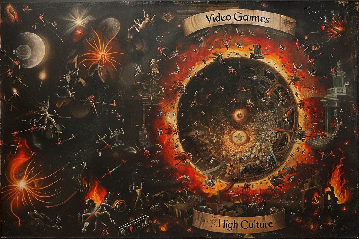On Friday, October 25th, the 'Video Games &amp; High Culture' project will reach its Seventh Edition.

Over the years we have fostered numerous reflections, immersing our visions of reality in the fiery ocean of the sacred Ludus.

The CyberLudens voyages continue...