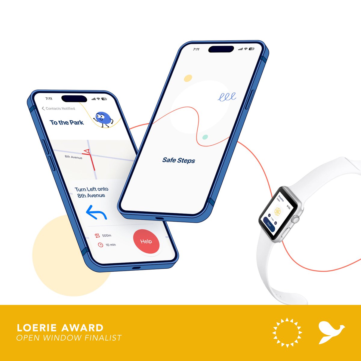 open_window_'s tweet image. Congratulations to Loerie Finalist - Robyn Erasmus 📷
Project Title: Safe Steps – Ios Mobile &amp;amp; Smart Watch Application
Category: Student – Digital Media
instagram.com/_robbbyn/
#Loeries2024 #Finalists #creativityunleashed