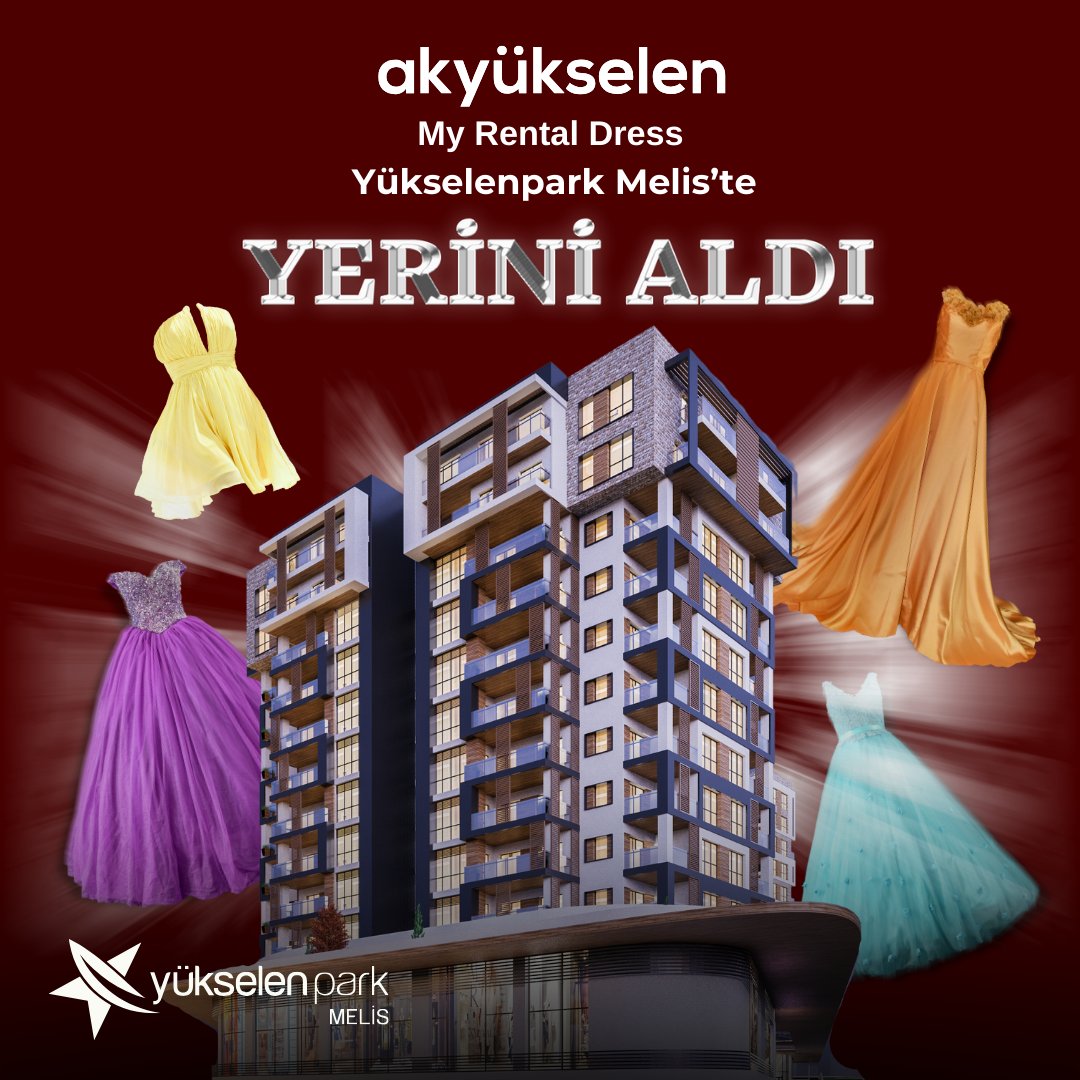 ✨My Rental Dress, Bursa'nın en gözde lokasyonunda prestijli yapısıyla Yükselenpark Melis’te yerini aldı!
#akyükselen #inşaat #fatihsultanmehmet #ofis #bulvarofis #yükselenpark #asınıfı