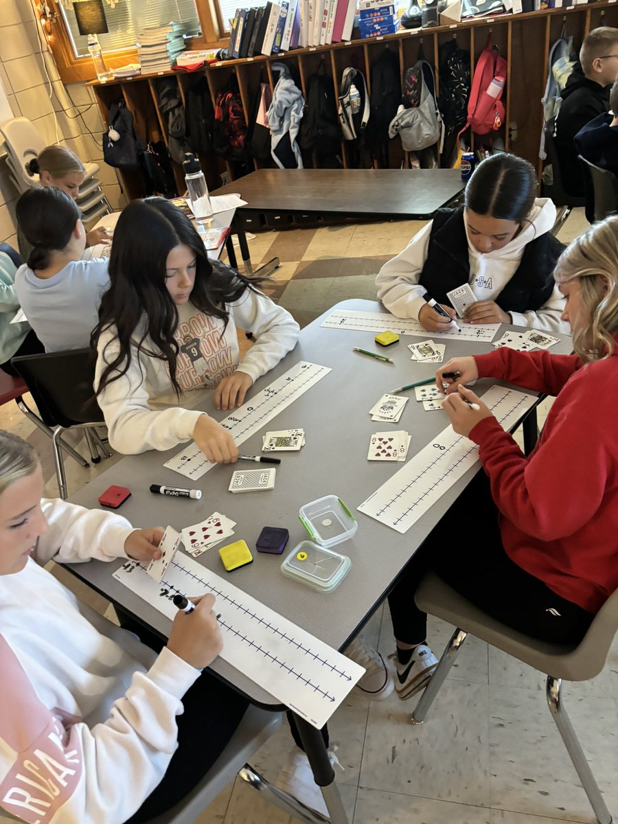 rklinger_r's tweet image. Problem solving using our #wipebook and number lines while working with integers. #MathisFun #CaldwellPride