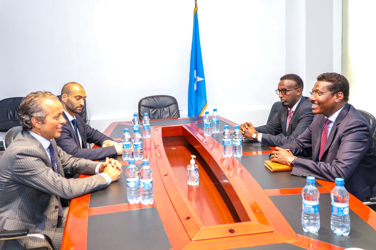 MrQoorqoor's tweet photo. I had the honor to meet H.E. Ambassador Daccò Coppi of @ItalyinSomalia in Mogadishu today. The Ambassador and i discussed Italy's ongoing programs in Galmudug,  prioritizing joint venture investments in infrastructure and development and sectors. 

Italy remains a key partner. https://t.co/2EsmHirfAS