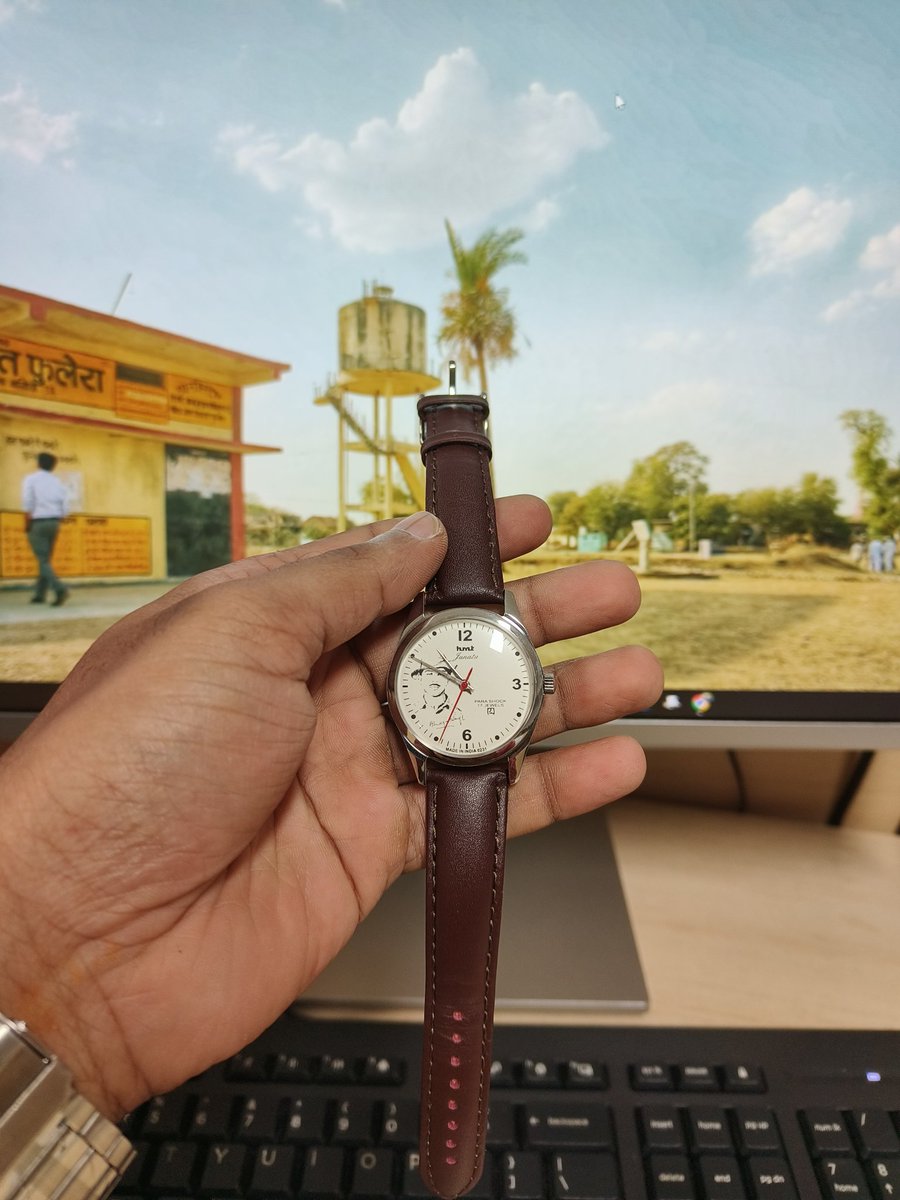 89P13_here's tweet photo. A Vintage Stuff ✨
Got this Indian Work🐴- HMT Janata ⌚ customisedly built by @vimal_shar007 🤩
&amp; guess what, Can't take my eyes off for a second from such a lovely piece of mechanical artisanship ❤️
📦 Packing  was awesome too.
Thq @anushcache for the reference on X platform 🤝🏽 https://t.co/pzWjfDH5jq