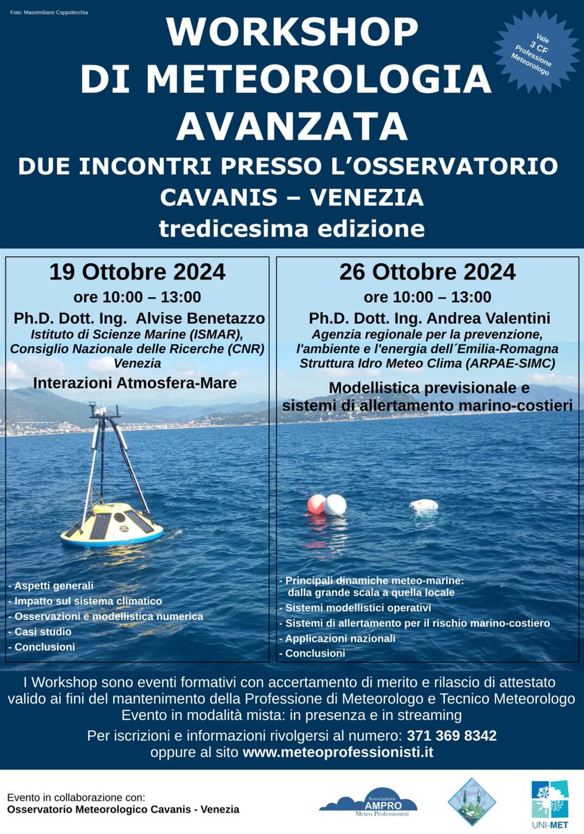 AMPRO remainder. Next Saturday.
meteoprofessionisti.it/ampro-wam-autu…