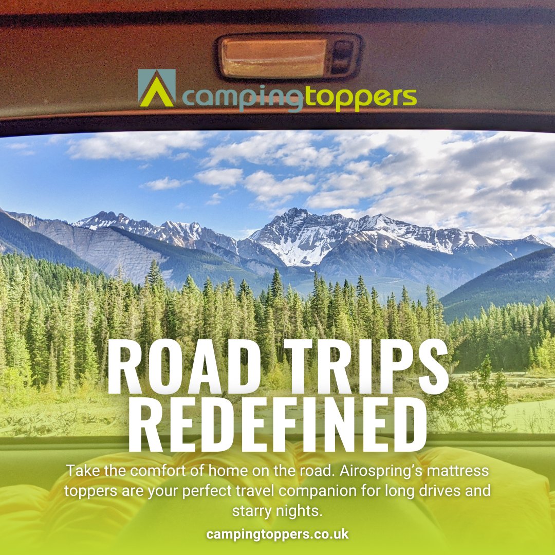 airospring's tweet photo. Road trips just got a serious upgrade in comfort.

Comfort on the road has never felt so good, and with Airospring, you can enjoy every mile knowing you've packed the perfect sleep solution.

#EcoFriendlyMattress #ComfortableBed #Mattress #HomeDecor #RecyclableMaterials https://t.co/NLZV8F6qte