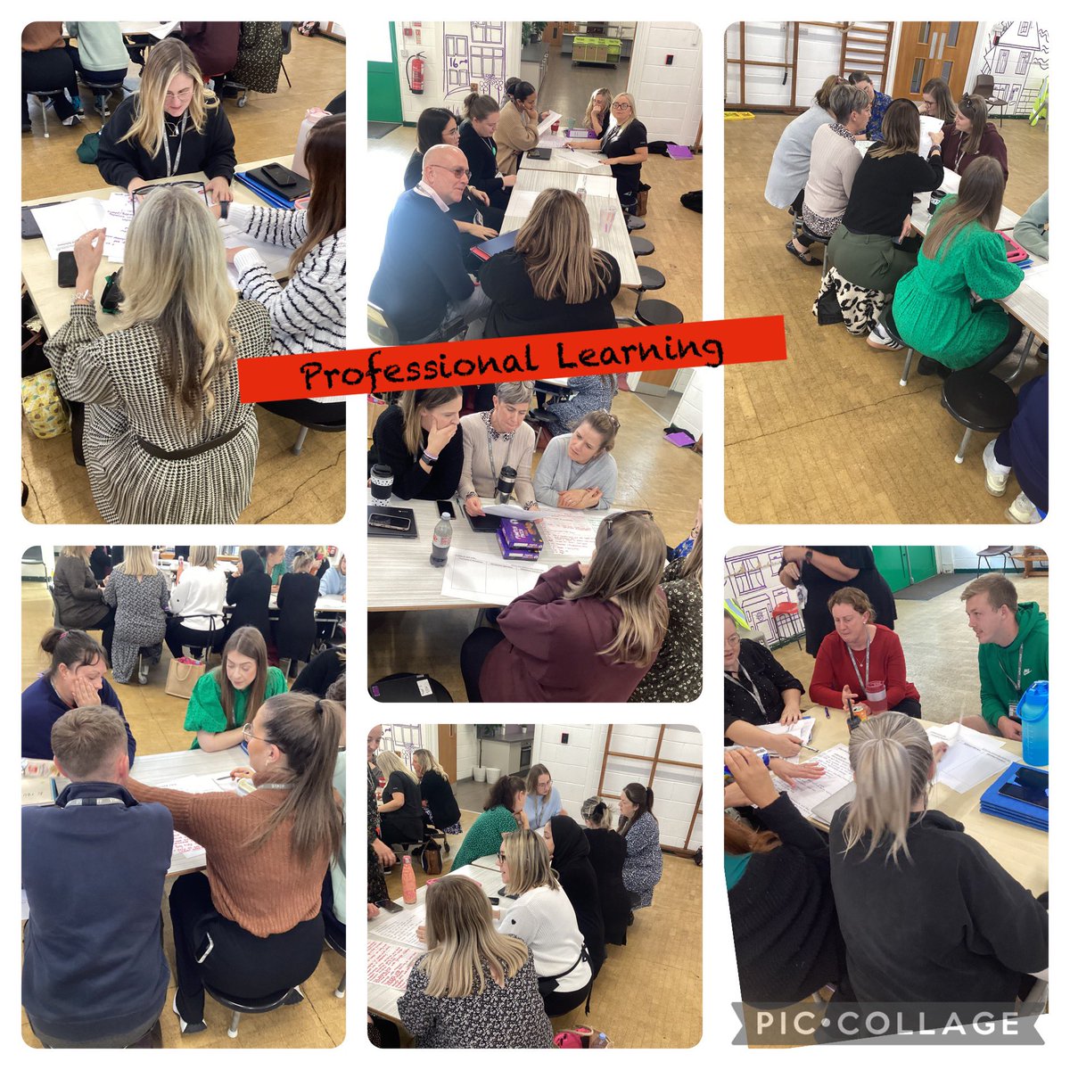 LliswerryPrim's tweet image. Staff are busy collaborating to find solutions to continue moving forward. #ProfessionalLearning