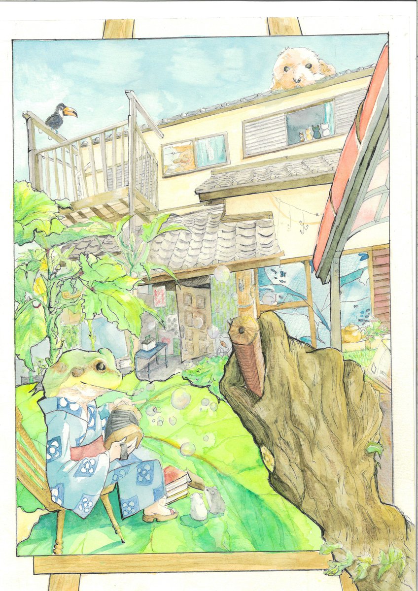 ktcschool's tweet image. おおぞら杯2024イラスト部門
⑧岡崎代表　かぶとむし太郎さん『100分の15』
最終審査に残った15作品を紹介！「♡」の数をもとにグランプリが決定！
期間：10月25日～11月1日
#おおぞら高校 #みらいの架け橋レッスン