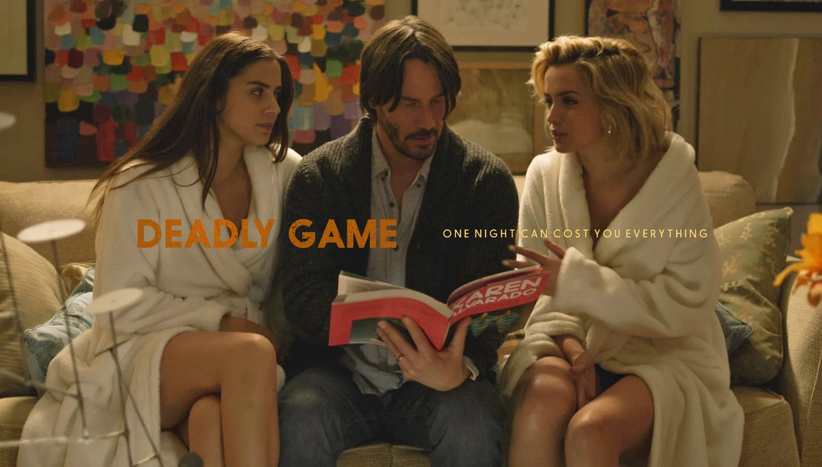 When a devoted husband and father is left home alone for the weekend, two stranded young women unexpectedly knock on his door for help. What starts out as a kind gesture results in a dangerous seduction and a deadly game of cat and mouse. #DeadlyGameMovie
