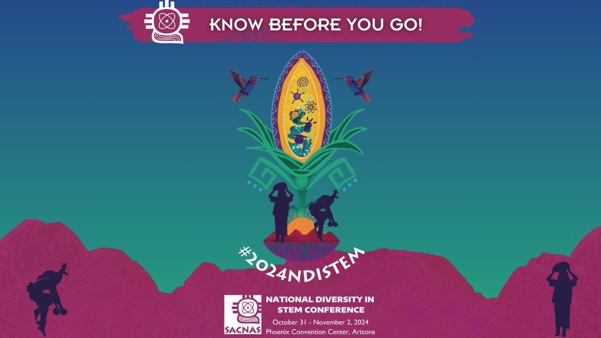 📝 NDiSTEM is almost here, and we want YOU to be prepared!🎒
Head to our FAQ page on our website to make sure you are ready for #2024NDiSTEM!

🔗 Haven’t registered yet? There’s still time! Register now: hubs.la/Q02TKNBV0

#SACNAS #TrueDiversity #STEM