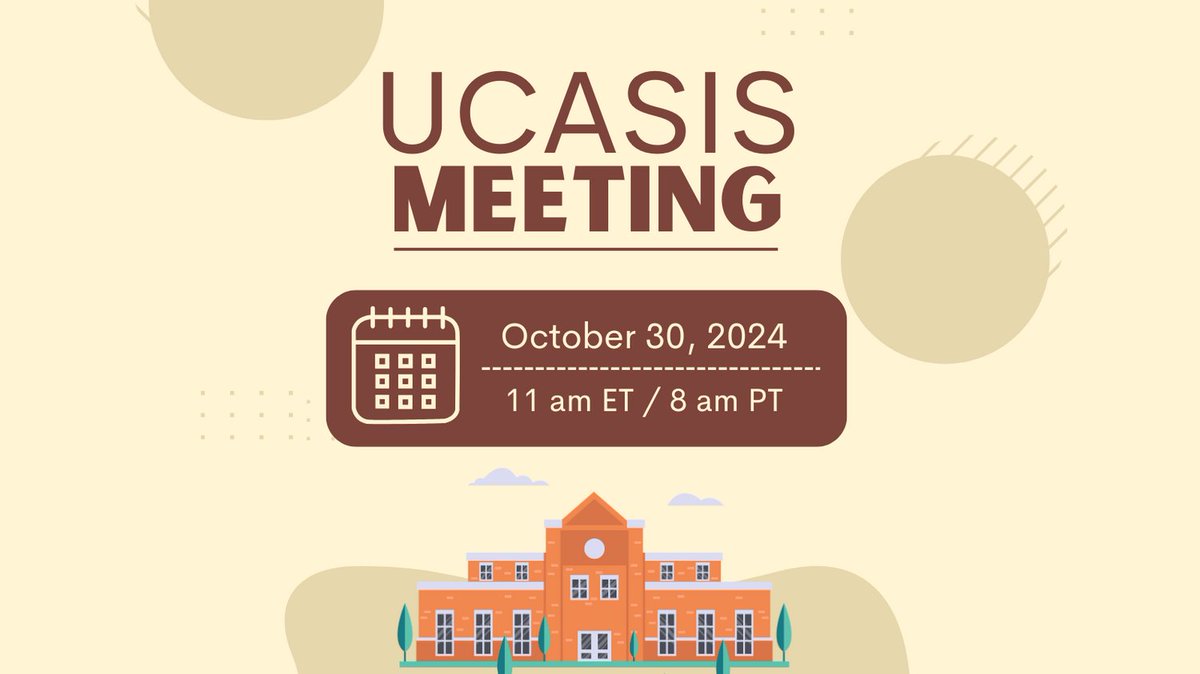 Join the University &amp; College Archives Special Interest Section (UCASIS) for their meeting next week on October 30th, 2024, 11 am ET / 8 am PT. All are welcome. Register here! archivists.ca/event-5921428