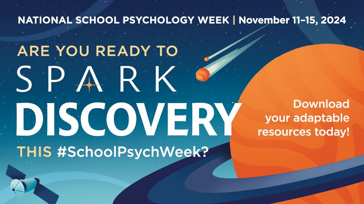 Running behind on your set up for NSPW? Not to worry, checkout our adaptable resources and get prepared before #SchoolPsychWeek is here! nasponline.org/research-and-p…
