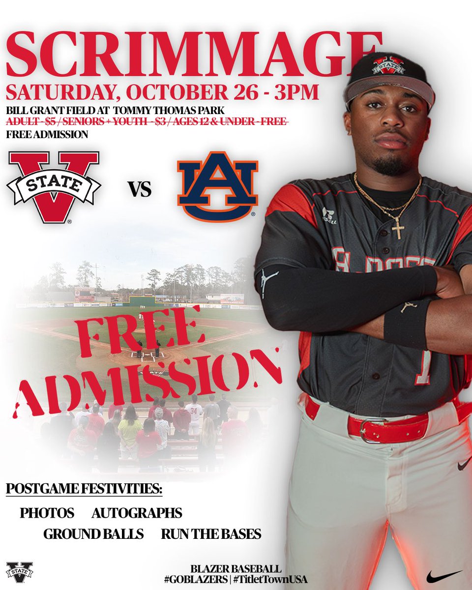 𝑭𝑹𝑬𝑬 𝑨𝑫𝑴𝑰𝑺𝑺𝑰𝑶𝑵‼️

Need another reason to head out to the ballpark on Saturday? How about FREE ADMISSION‼️ 

#GOBLAZERS🔥 | #TitleTownUSA