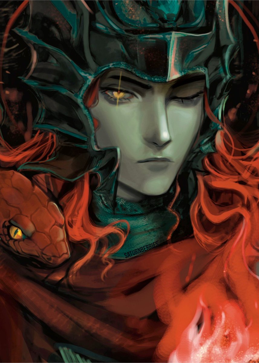 Last minute Messmer print ❤️ 
#eldenring