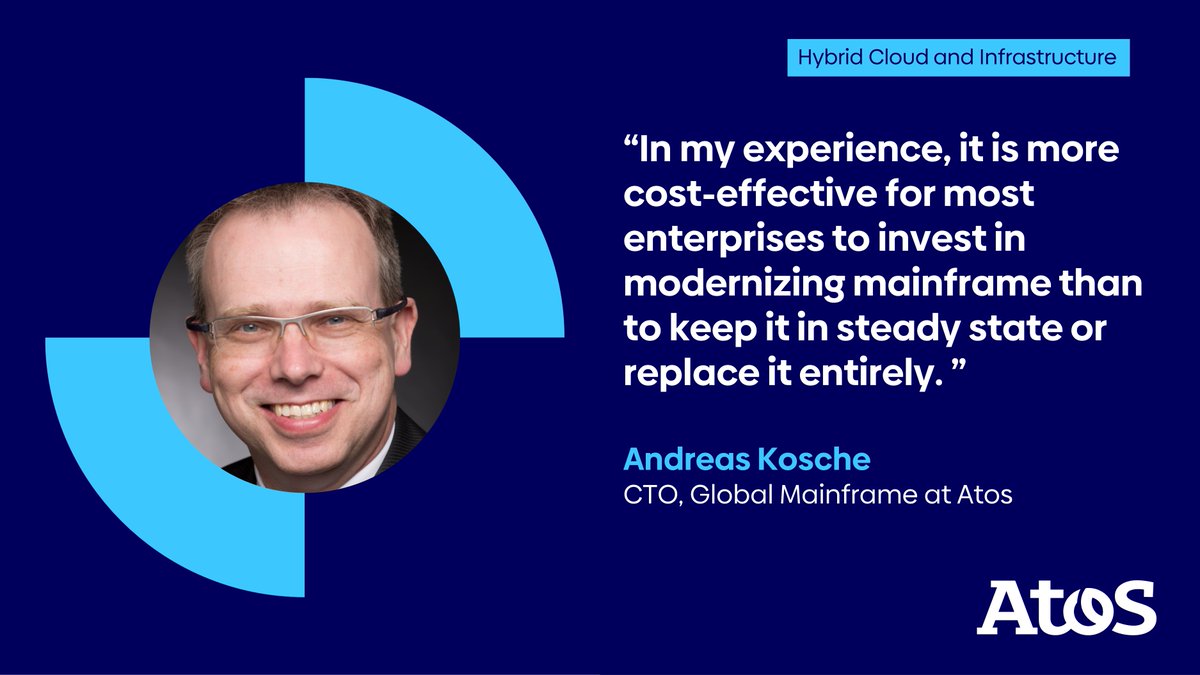 polsterc931's tweet image. In this blog, Andreas Kosche answers some of the commonly asked questions about mainframe, and how mainframe here to stay – making it a worthy investment.
Learn more ➡️ atos.net/advancing-what…
#Mainframe #MainframeComputing #AdvancingWhatMatters