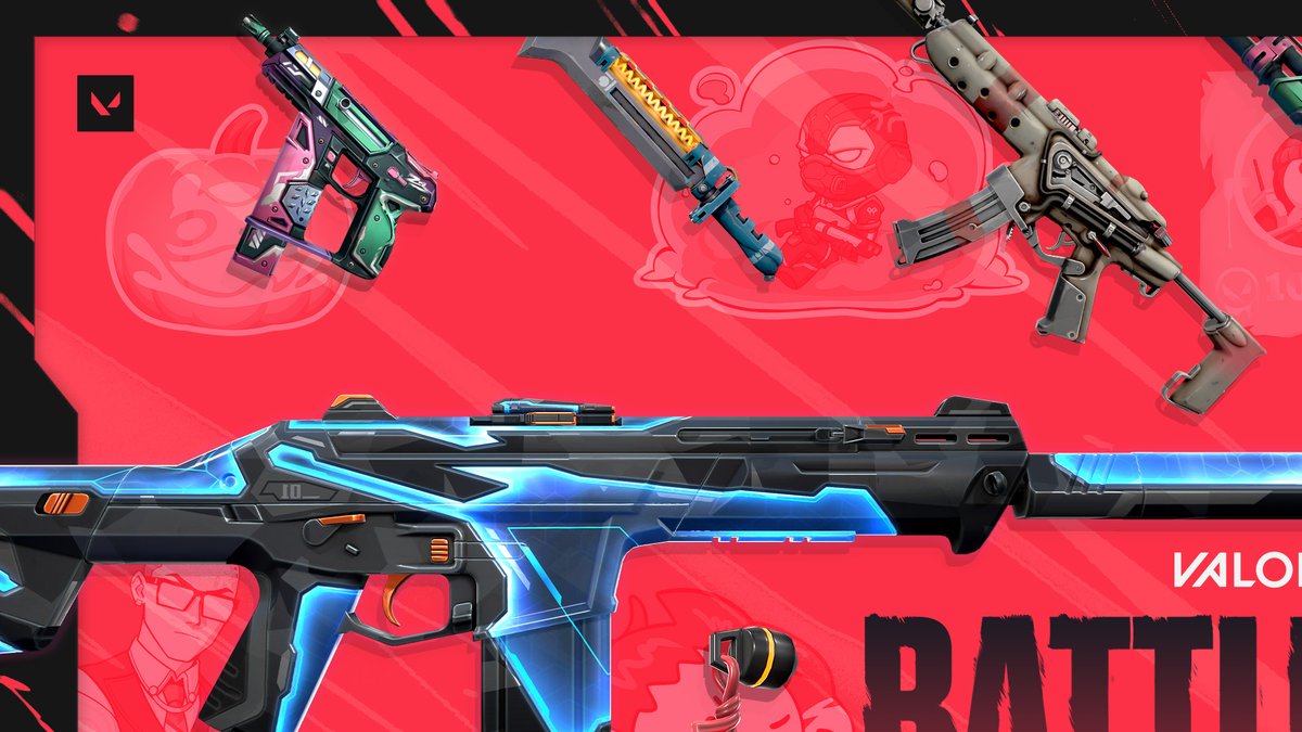 VALORANT's tweet image. Get a look at the Episode 09: Act III Battlepass.