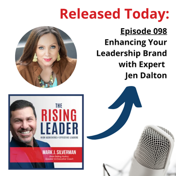 Huge thank you to Mark Silverman for having me on his podcast, The Rising Leader. Discussing leadership branding with you was exciting, inspiring, and amazing. Listen to our conversation: bit.ly/3Ukg4i0 #RisingLeaderPodcast @MarkJSilverman