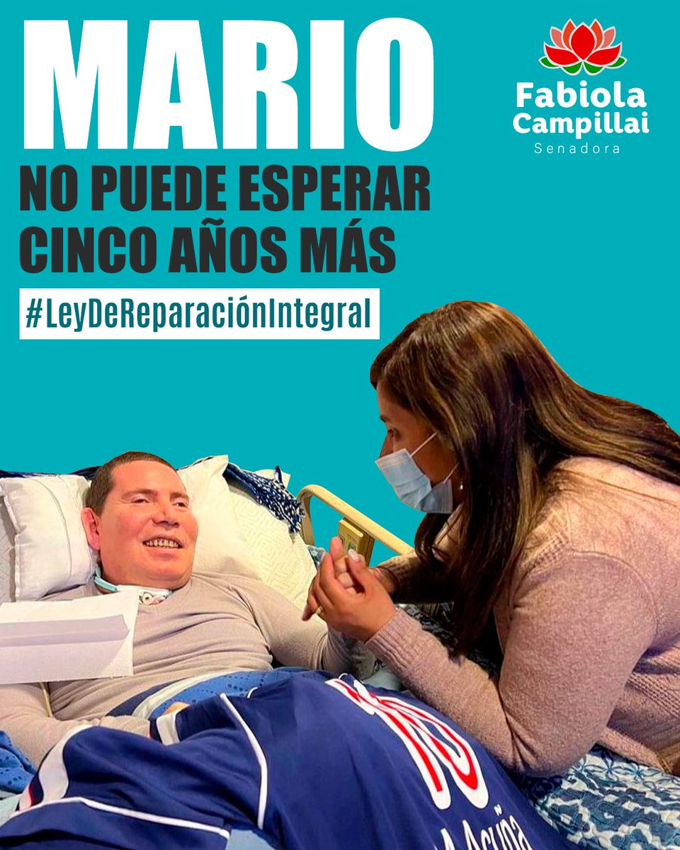 Hoy se cumplen 5 años desde que Carabineros perpetró una brutal golpiza contra nuestro querido Mario Acuña solo por tocar una cacerola.

Mario querido, soy testigo de tu esfuerzo y tus ganas de seguir adelante día a día.

Por ti y los demás, vamos por la #LeyDeReparaciónIntegral